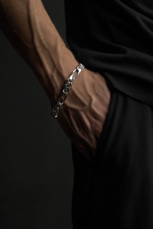Cadence Heavy  Silver Bracelet